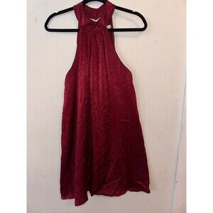 Francesca’s Red Satin Dress